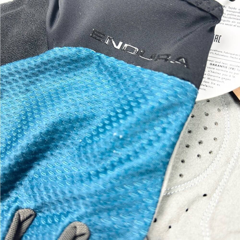 Endura Xtract Lite Mitt Cycling Fingerless Glove Blue Black XXL - Picture 3 of 5